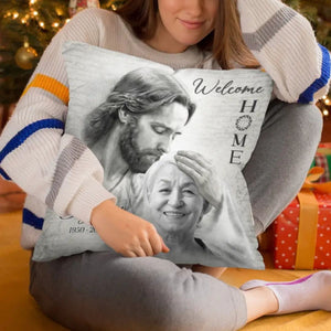 Welcome Home - Memorial Personalized Pillow