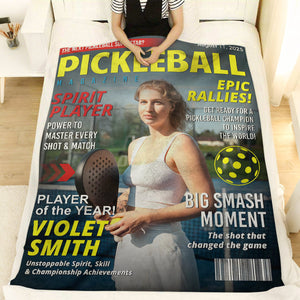 Custom Pickleball Magazine Cover, Pickleball Lover Gift, Unique Pickleball Wall Art, Pickleball Gift