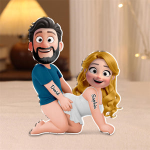 Naughty Personalized Couple Plaque - Gifts For Couple