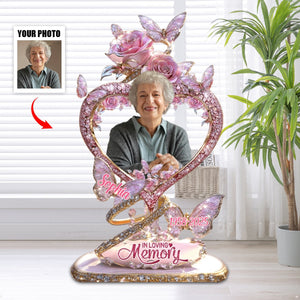 In Loving Memory - Personalized Memorial Acrylic Plaque for Loved Ones