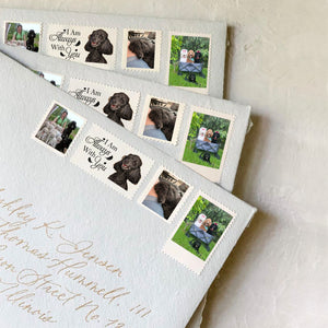 Personalised Memorial Dog Photo's Postage Stamps