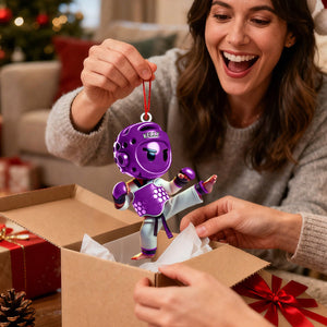 Custom Name Taekwondo Christmas Ornament - Personalized Ornament