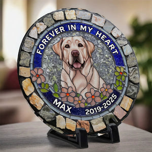 I'm Always With You - Personalized Photo Memorial Stone Slate Gift For Dog/Pet Lover
