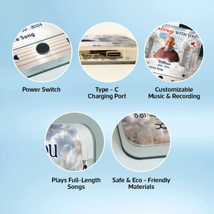 Memorial Heaven Gate Sky Personalized Music Fridge Magnet