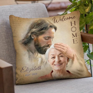 Welcome Home - Memorial Personalized Pillow