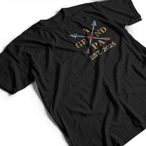 Dad Est Year Crossed Arrows Joining Of Paths - Personalized T Shirt