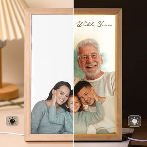 We're Always With You Personalized Light Up Photo Frame