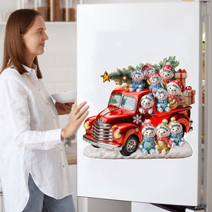 Wishing You A Merry Christmas - Family Personalized Truck Decal