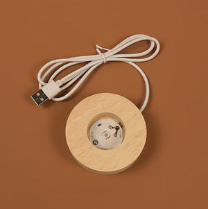 Personalized Crystal Ball Night Light For Pet lovers