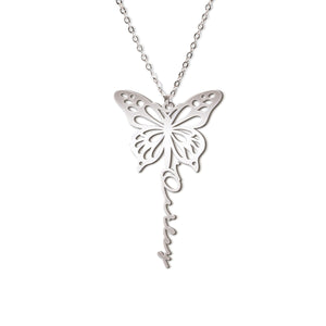 As I Sit In Heaven I Watch You Every Day - Personalized Photo Name Necklace