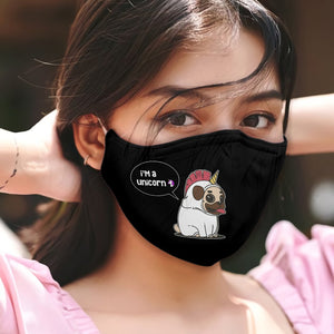 Premium Dogicorn Ew People 01 EZ09 0807 Face Mask