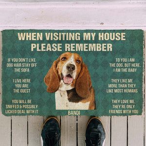 Bugybox 3D Please Remember Bandi House Rules Doormat
