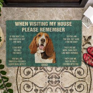 Bugybox 3D Please Remember Bandi House Rules Doormat