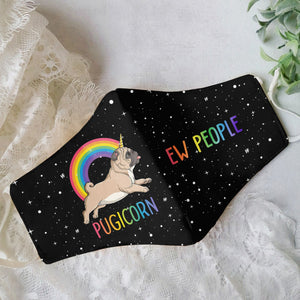 Premium Dogicorn Ew People 02 EZ09 0807 Face Mask