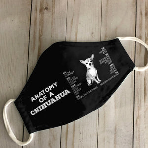 Anatomy Chihuahua EZ03 0707 Face Mask