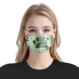 Be A Gammie Dog Paw EZ02 2207 Face Mask
