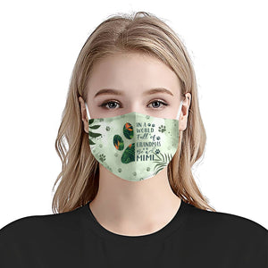 Be A Mimi Dog Paw EZ02 2207 Face Mask