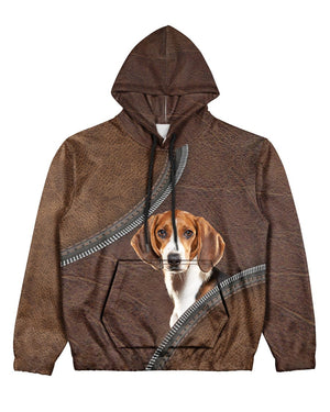 Beagle 1-Never Walk Alone Hoodie