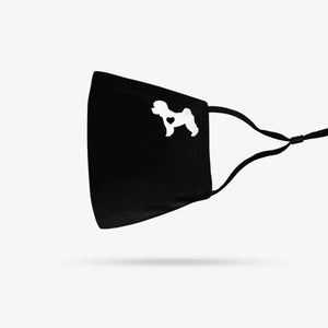 Bichon Frise Heart EZ07 1508 Face Mask