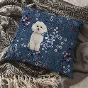 Bichon Frise (2) Pround Mom-Pillow Case