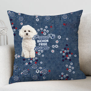 Bichon Frise (2) Pround Mom-Pillow Case