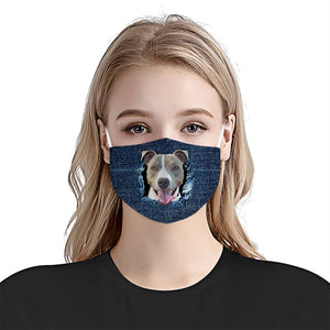 Blue Nose Pitbull Jean EZ01 0805 Face Mask