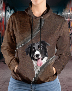 Border Collie 3-Never Walk Alone Hoodie