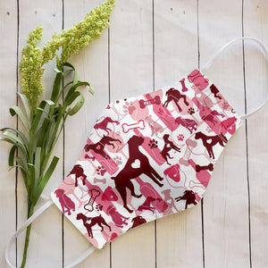 Boxer & Wine Pattern EZ07 2707 Face Mask