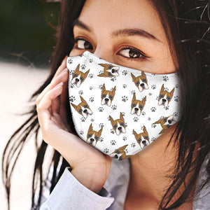 Boxer Pattern EZ01 Face Mask