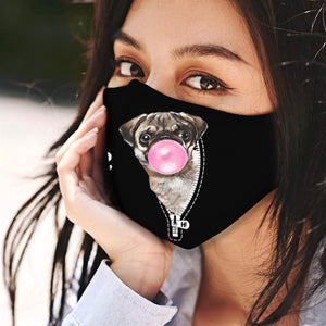 Bubble Pug Ew People EZ12 0207 Face Mask