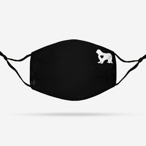 Cavalier King Charles Spaniel Heart EZ07 2008 Face Mask