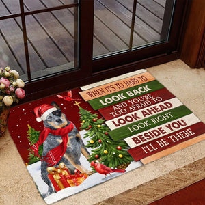 Christmas Australian Cattle Look right beside you Doormat