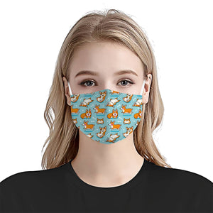 Premium Corgi Seamless 01 EZ09 2404 Face Mask