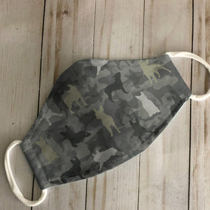 Cute Boston Terrier Camo EZ07 1604 Face Mask