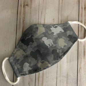Cute Goldendoodle Camo 1304 EZ07 Face Mask