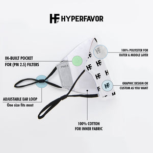 Papillon Heart EZ07 2008 Face Mask