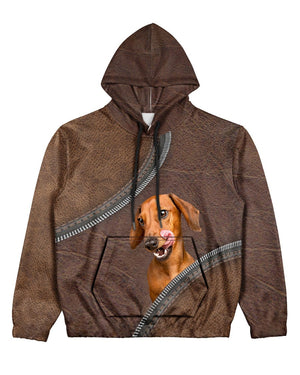 Dachshund 4-Never Walk Alone Hoodie