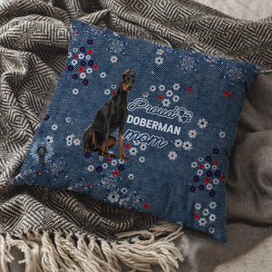 Doberman 2 Pround Mom-Pillow Case