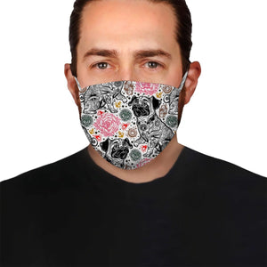 Dog Tattoo Pattern EZ05 1404 Face Mask