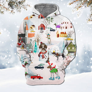 German Shorthaired-Winter Holiday Hoodie
