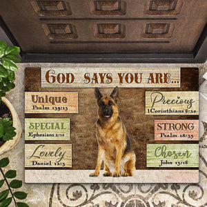 German Shepherd (5) God Says You Are Doormat