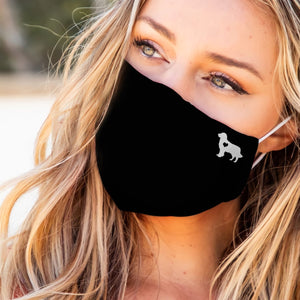 Golden Retriever Heart EZ07 2707 Face Mask