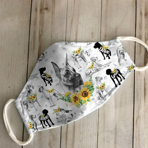 Great Dane Sunflower EZ07 3006 Face Mask