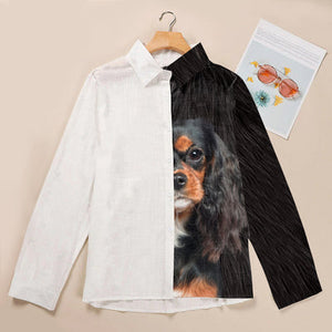 Cavalier King Charles Spaniel Half Angel - Women Shirt