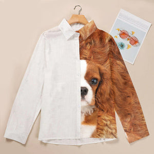Cavalier King Charles Spaniel Half Angel - Women Shirt