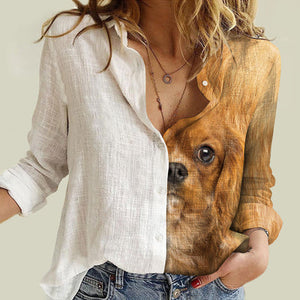 Cavalier King Charles Spaniel Half Angel - Women Shirt