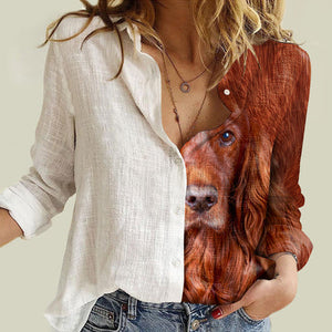 Irish Setter Half Angel - Women Shirt