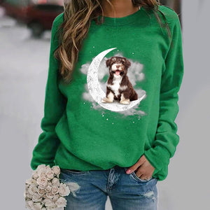 Havanese -Sit On The Moon- Premium Sweatshirt