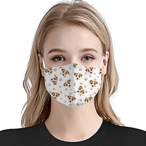 Jack Russell Terrier Pattern 02 EZ01 Face Mask