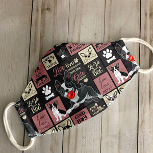 Live Like Someone Left The Gate Open French Bulldog Dog Ez15 3007 Face Mask